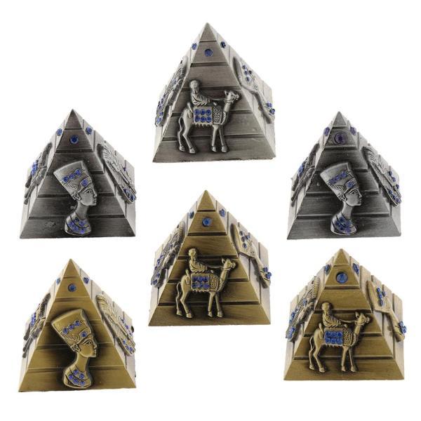 工芸品 エジプトピラミッド建物モデル 本棚 インテリア/置物 オブジェ