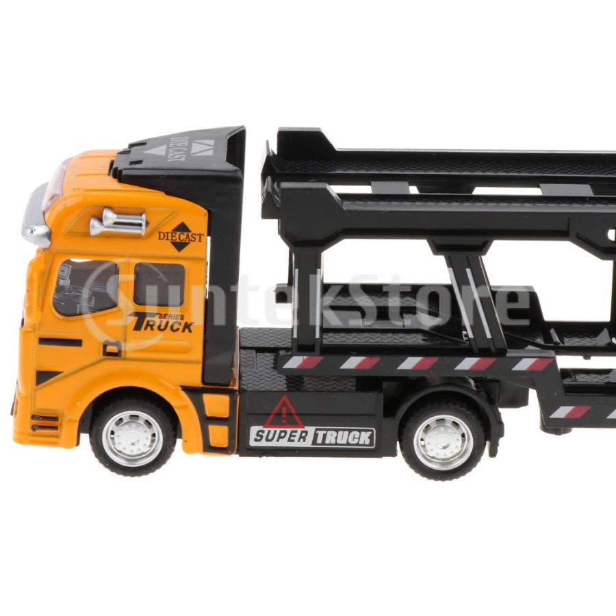 1:50スケール 合金製 ダイキャストカー トレーラー トラック模型