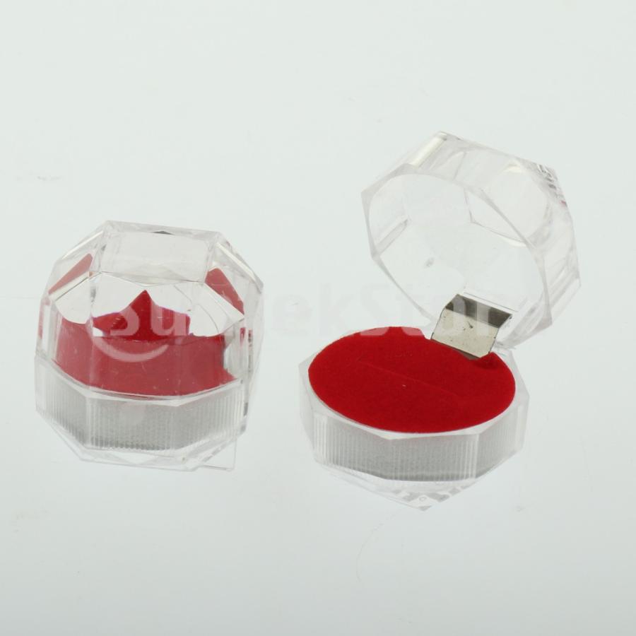 ジュエリーケース ① リングケース 収納 ディスプレイ 10セット 指輪ケース リングケース アクリル 小さな ディスプレイケース