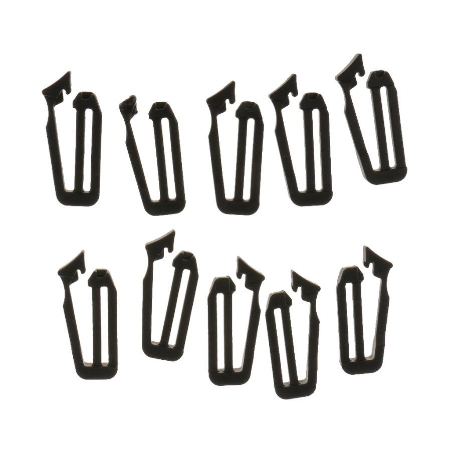 10個25mm Molleウェビング接続クリップストラップバックルバックパック