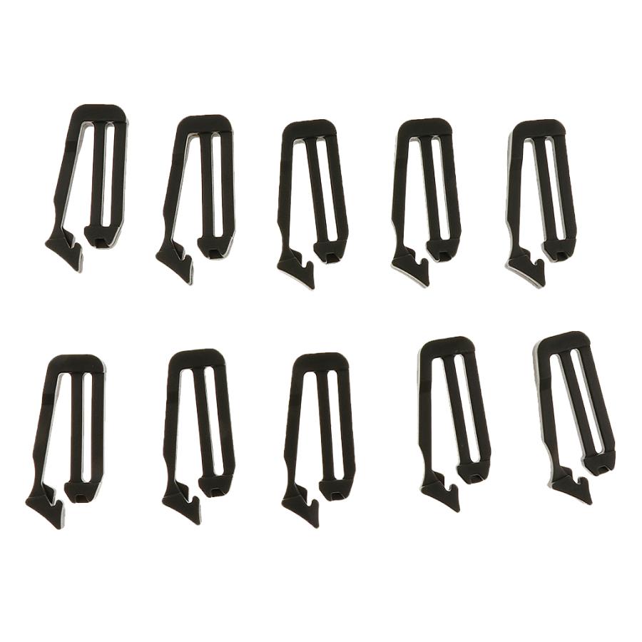 10個25mm Molleウェビング接続クリップストラップバックルバックパック