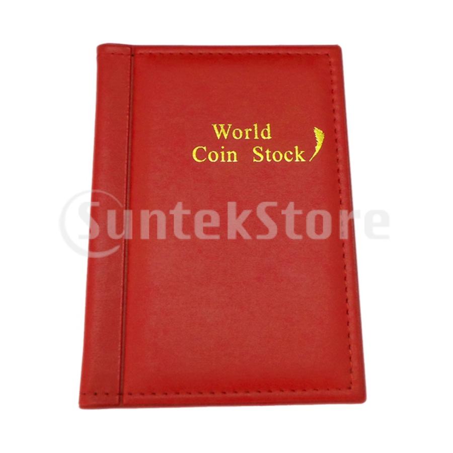 120 ポケット PVC 収集コイン ストレージ コイン アルバム コレクション ブック 記念ホルダー コレクター ギフト用品 ブル 高品質 コイン  収集 保存用 コレクション アルバム 120枚収納 お金ポケット 紙幣 通貨 全3色 : STKショップ - 通販 - Yahoo!ショッピング