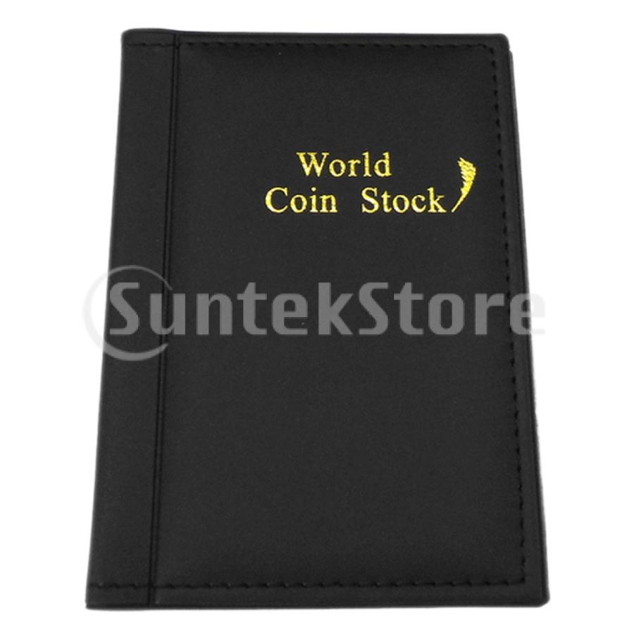 高品質 コイン 収集 保存用 コレクション アルバム 120枚収納 お金ポケット 紙幣 通貨 全3色 : STKショップ - 通販 -  Yahoo!ショッピング