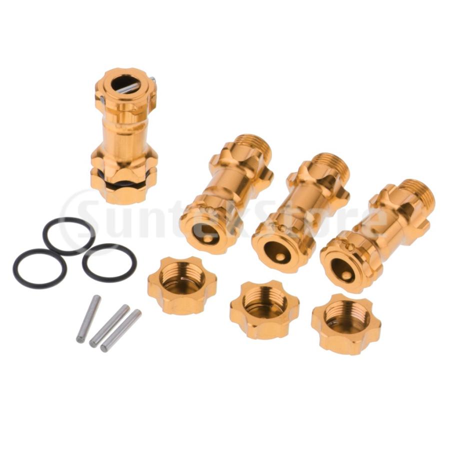 HSP 94087 1/8 RCカーパーツ アルミ合金 17mm ホイール六角ハブ 30mm 延長アダプター キャップ付き 全5色|stk-shop|08