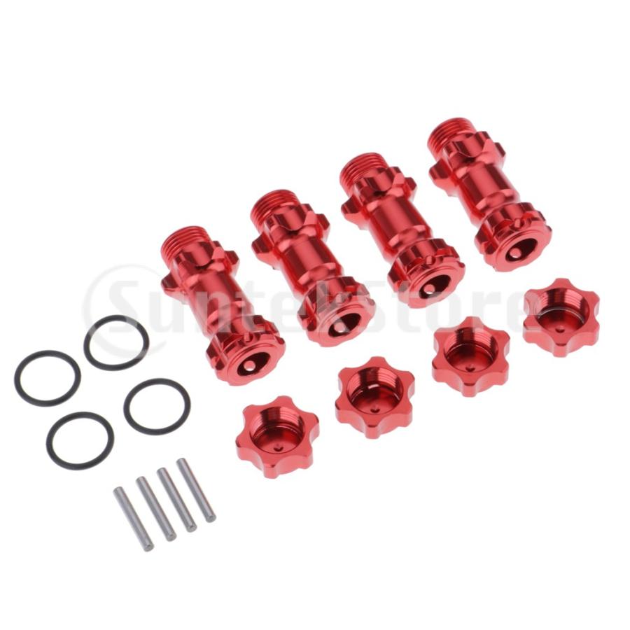HSP 94087 1/8 RCカーパーツ アルミ合金 17mm ホイール六角ハブ 30mm 延長アダプター キャップ付き 全5色|stk-shop|09