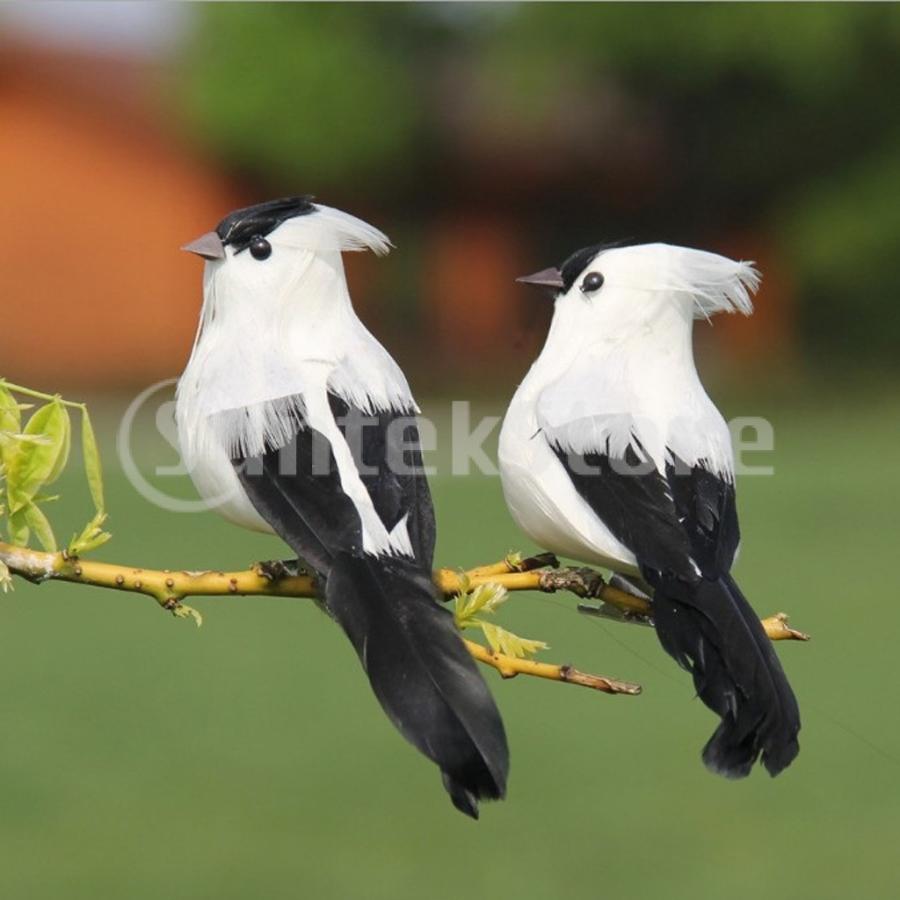 鳥 リアル 置物 アーティフィシャルバード クリップ付き シェルフ 木の