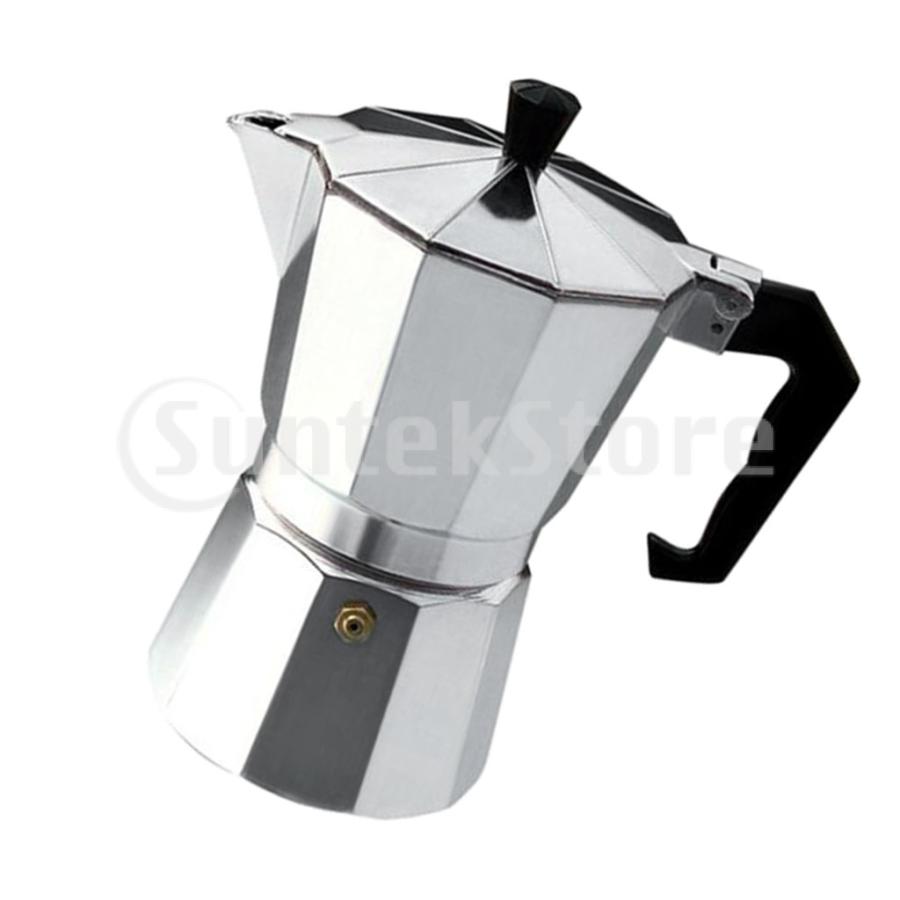 ホームバー アルミ コーヒー モカメーカーポット エスプレッソメーカー モカポット コーヒーポット 98117415STKショップ