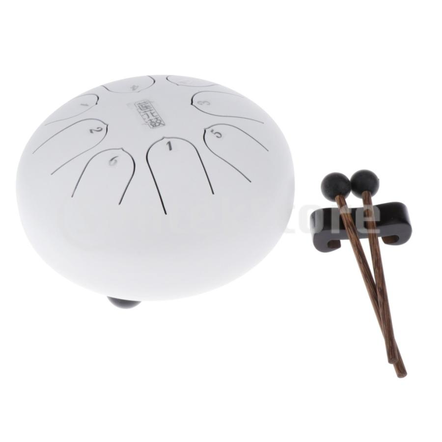 スチールタンドラム 8つのノート6インチ 打楽器 ドラムマレットと手作りのドラム Stkショップ 通販 Yahoo ショッピング