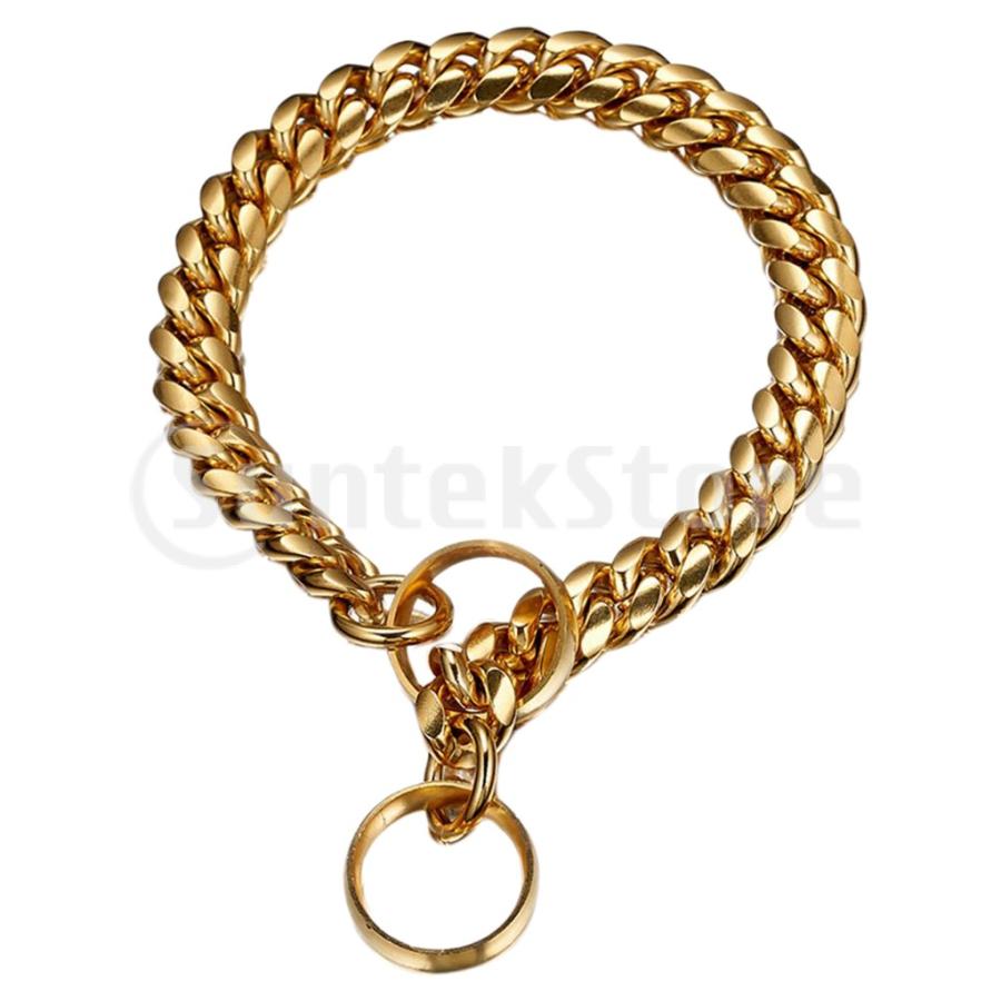 犬のための装飾的な首輪 調整可能な犬の首輪スリップチョーカースティアンレス鋼の大きな犬子犬ネックレスチョークチェーントレーニング襟キ 犬首輪  ベーシック首輪 犬のネックレス 調節可能 小型犬 中型犬 大型犬 ステンレス ペット首輪 全6サイズ 犬 チョークチェーン ...