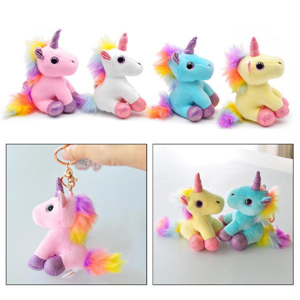 ぬいぐるみキーホルダー 動物 ギフト キーリング ユニコーンおもちゃ ぬいぐるみ玩具 全4色 Stkショップ 通販 Yahoo ショッピング