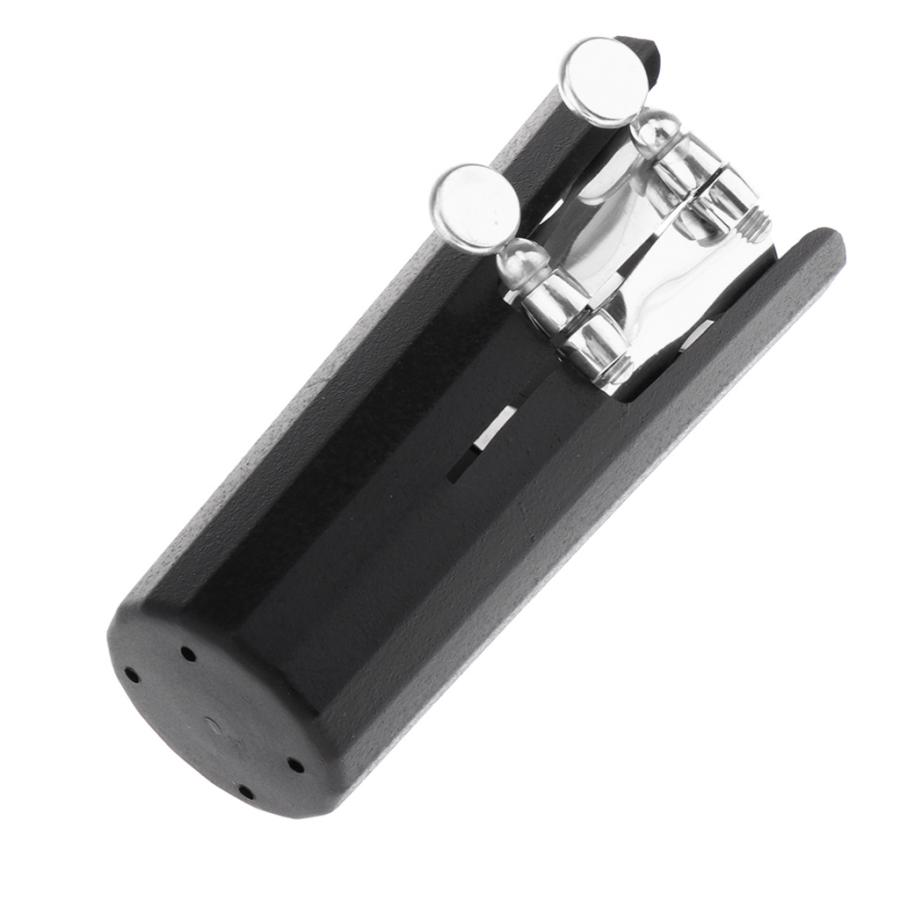 Bbクラリネット部品 マウスピースキャップ リガチャー(黒) : STK
