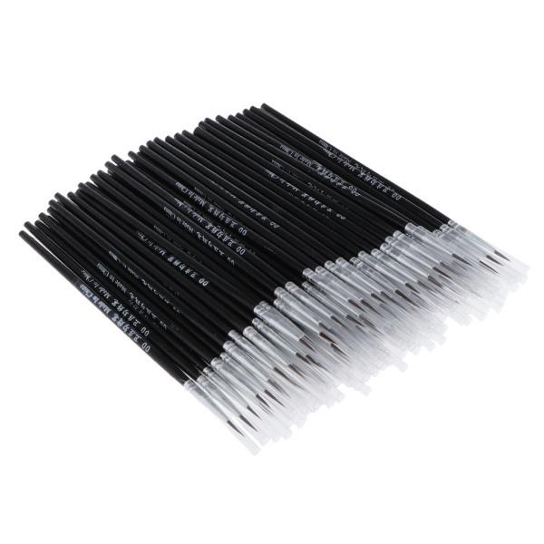 約100本セット 超極細 ペイントブラシ 面相筆 ペイント筆 毛筆 画材筆