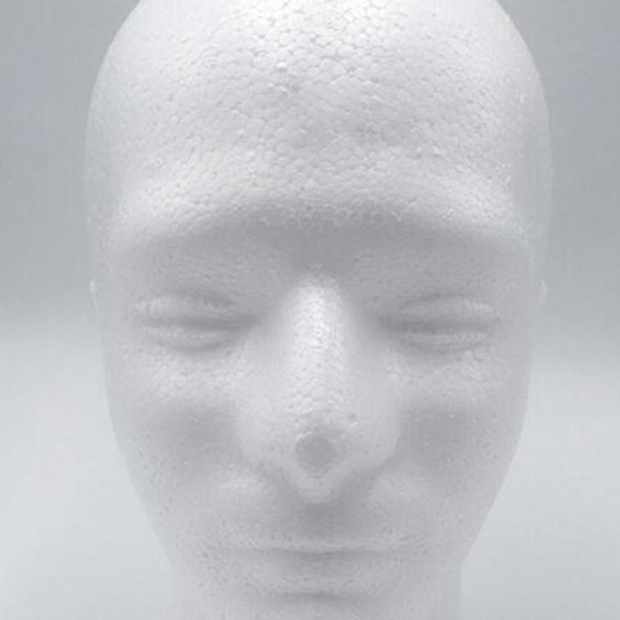 マネキンヘッド 男性 トルソー 頭 ウィッグ スタンド 全2サイズ : STK