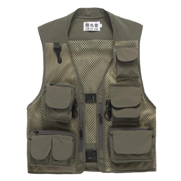 Willis& フィッシング フォトグラファージャケット ベスト フライフィッシングベストマルチメッシュフィッシングベスト