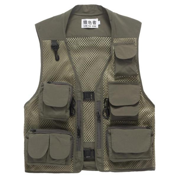 Willis& フィッシング フォトグラファージャケット ベスト フライフィッシングベストマルチメッシュフィッシングベスト