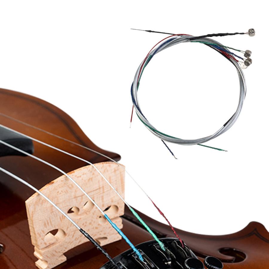 フルセット高品質バイオリン弦サイズ4/4 3/4楽器明るいクリア｜stk-shop｜10