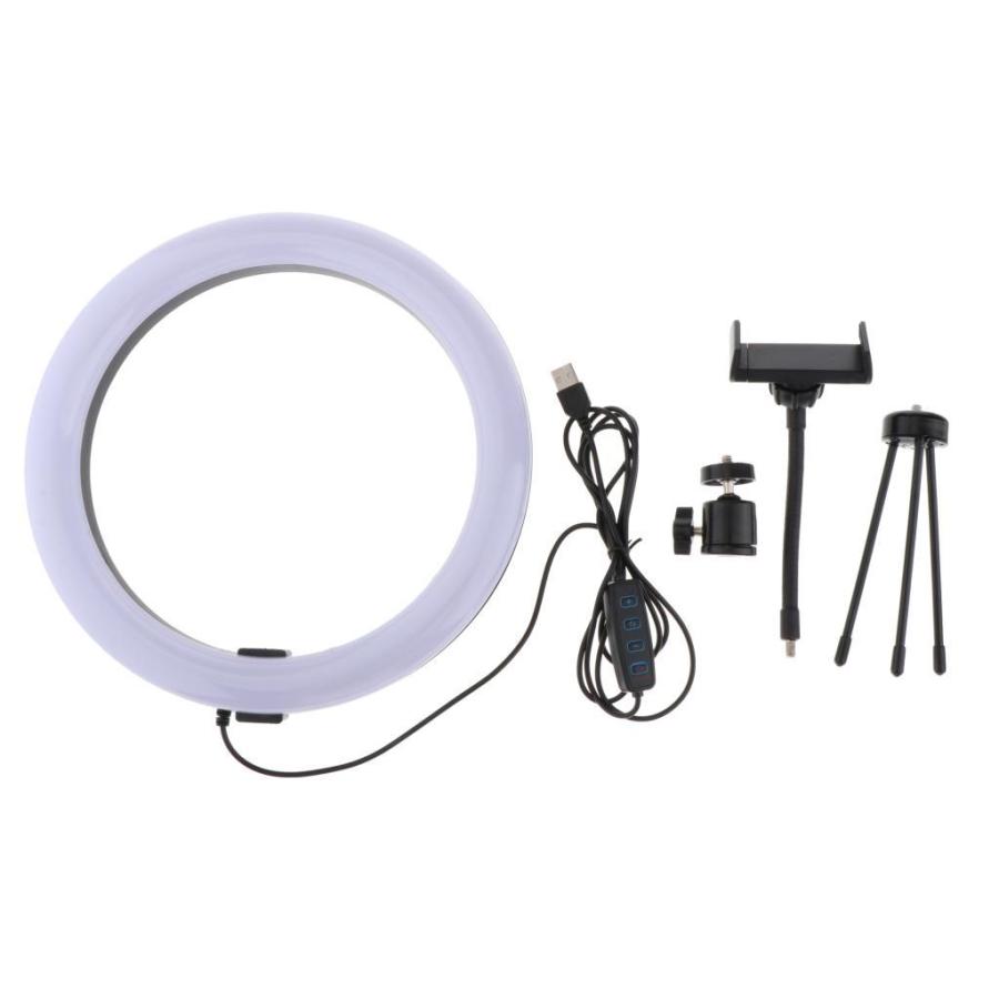 写真のビデオフィルライトカメラSelfieの10インチ26 cm LED