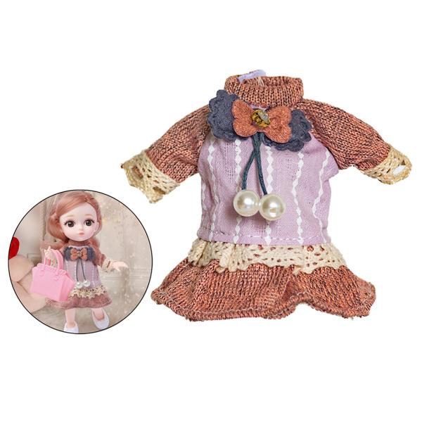 Vintage 16cm Girl Doll Clothesに適用1/12 BJDドールカジュアルアクセサリー｜stk-shop｜11