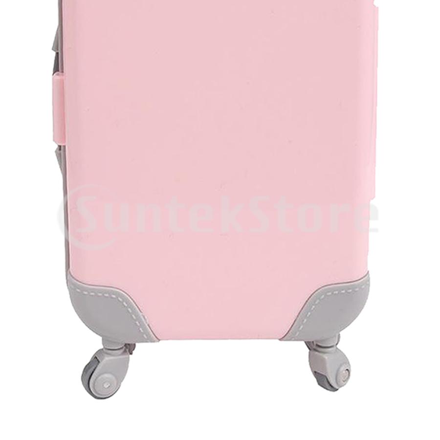 18インチドールスーツケースキッズおもちゃプラスチック3Dかわいい旅行