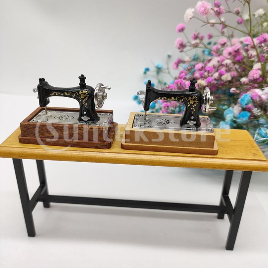 1/12 ドールハウス家具 ミシンモデル ミニチュア 裁?マシン 人形飾り