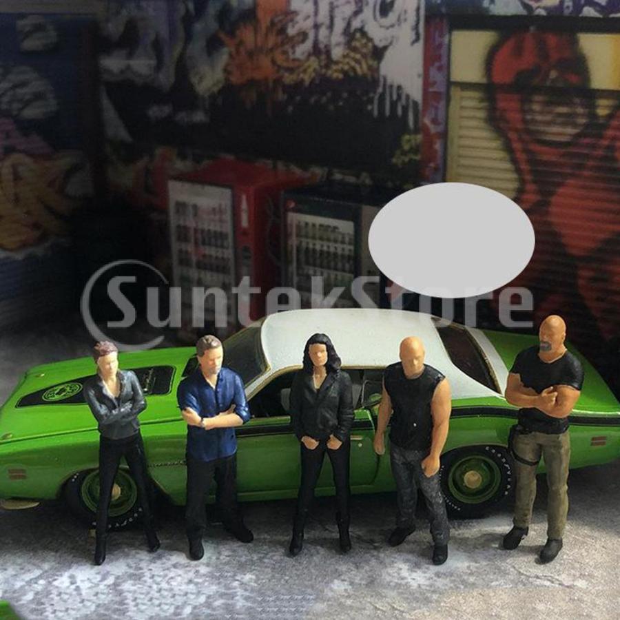 1:64 人プラモデル 模型 人間フィギュア 塗装 電車模型 DIY 情景