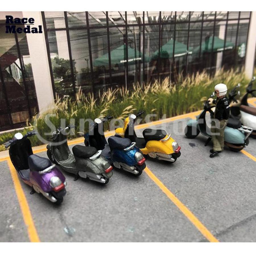 1:64スケール モデルスクーター 塗装モデル フィギュア用 列車 1:64スケール モデルスクーター 塗装モデル フィギュア用 列車