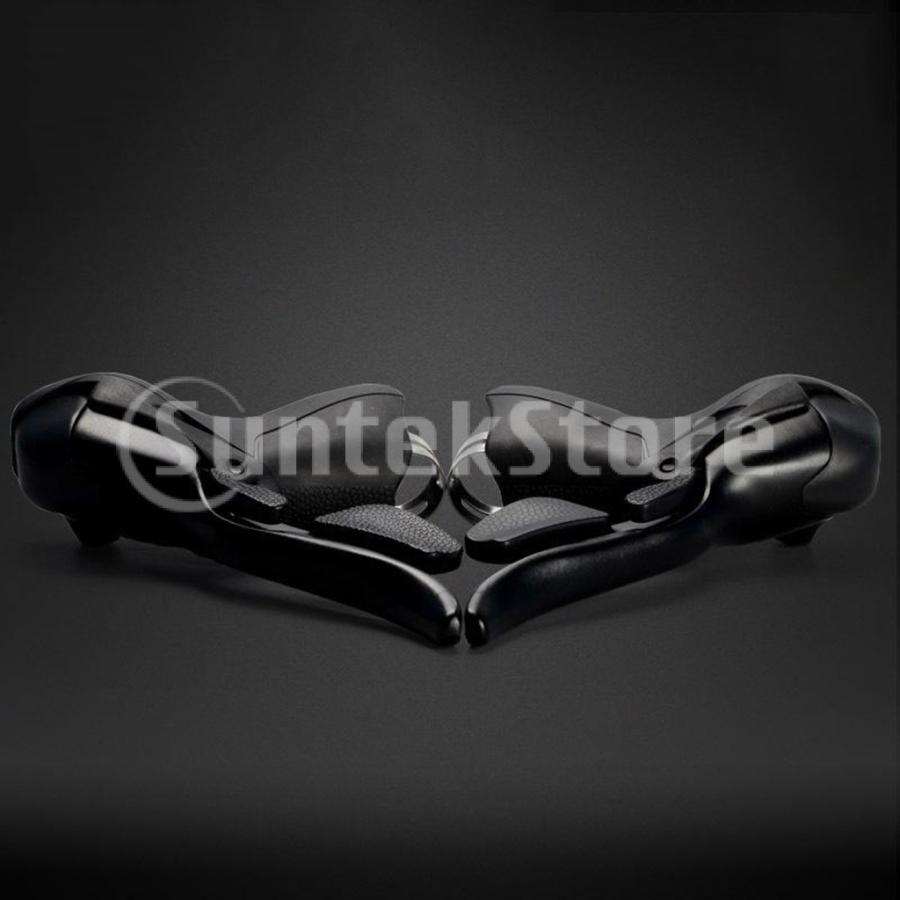 １×７用 シフター ブレーキレバー キャリパーブレーキ クランク セット ロードバイク自転車2/3 * 7/8/9スピードシフターシフトブレーキレバー