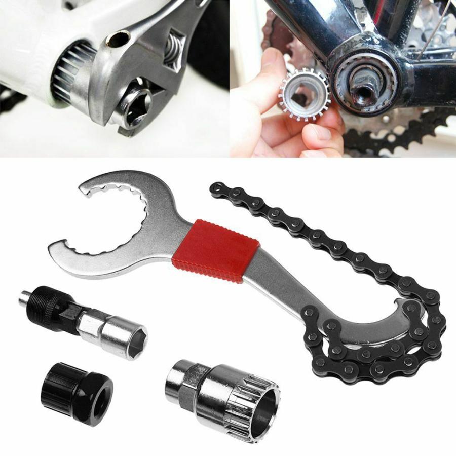バイククランク抽出 ボトムブラケットリムーバー.自転車の修理ツールキット 売れ筋がひ贈り物! ボトムブラケットレンチ クランクレンチ クランクスパナ 自転車 メンテナンス 工具 _.