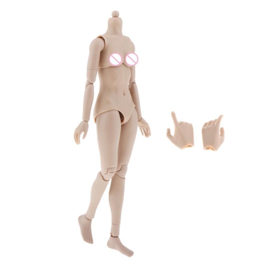 1/6thスケールシームレス女性ボディアクションフィギュアのための正常