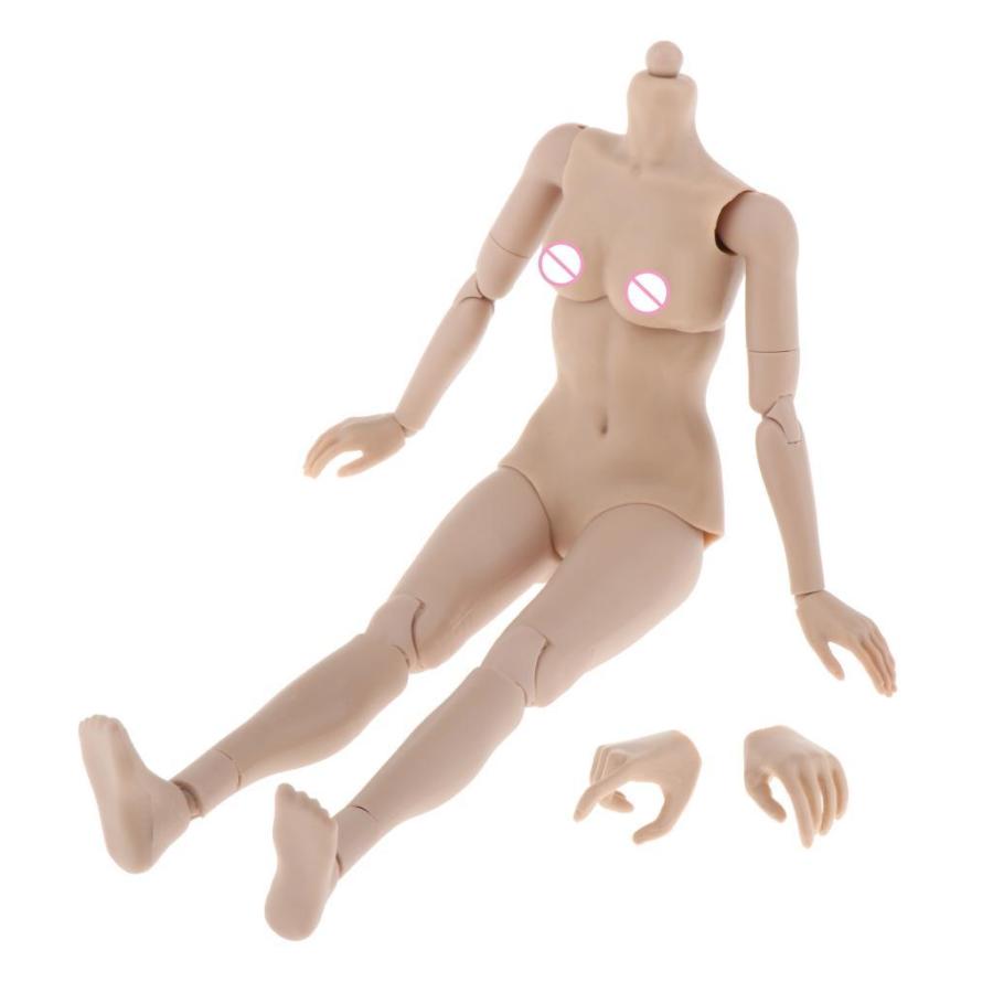 1/6thスケールシームレス女性ボディアクションフィギュアのための正常