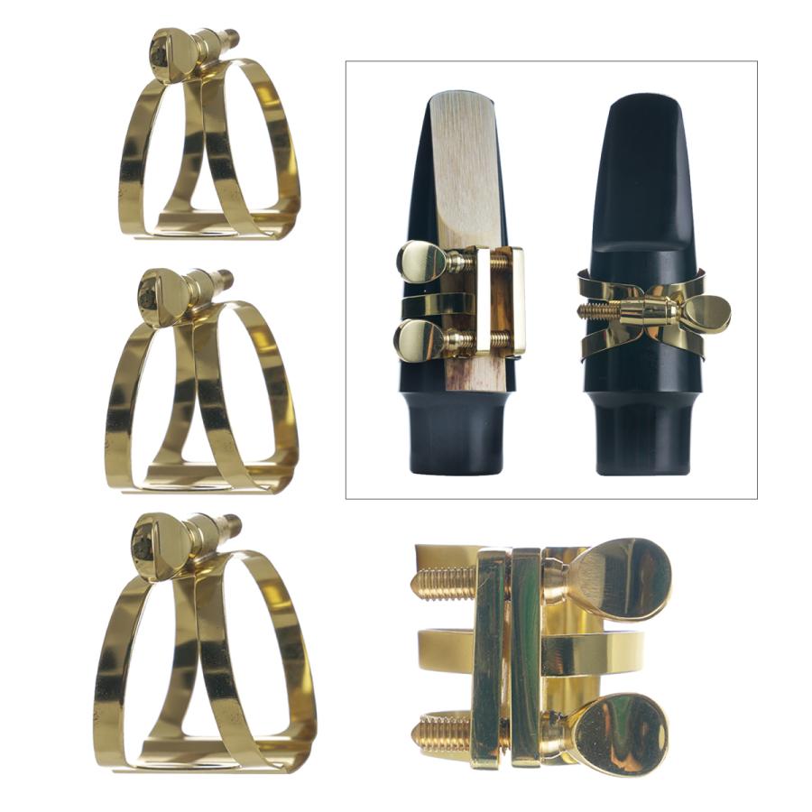 調節可能なスクリューアルト/テナー/ソプラノサックスマウスピースサックスligatureの交換 98148186STKショップ 通販