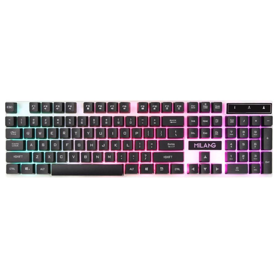 Rgbメカニカルゲーミングキーコンパクト104キーのusb有線マウスセット