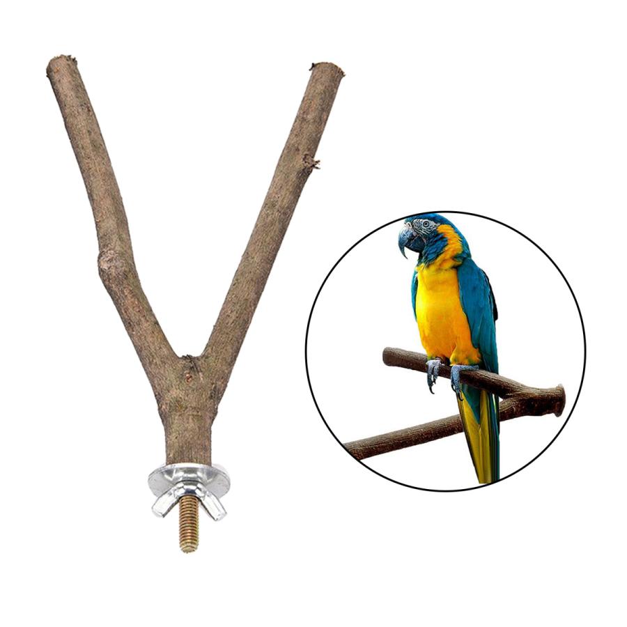 鳥オウムパーチ鳥かごハンギングスタンドラックペットの鳥ケージハンモックスイングのおもちゃ木製ハンギングパーチおもちゃ Stkショップ 通販 Yahoo ショッピング