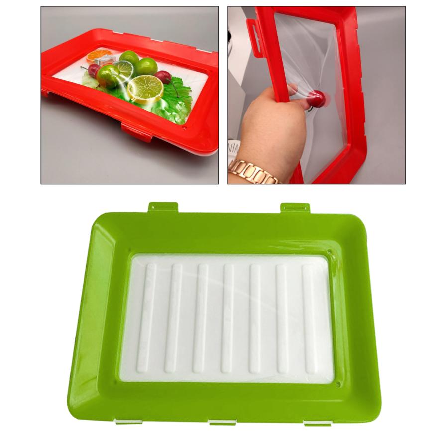 食品収納保存プレート プラスチック冷蔵庫食品トレイ キッチンの装飾容器セット 生鮮食品トレイ Stkショップ 通販 Yahoo ショッピング