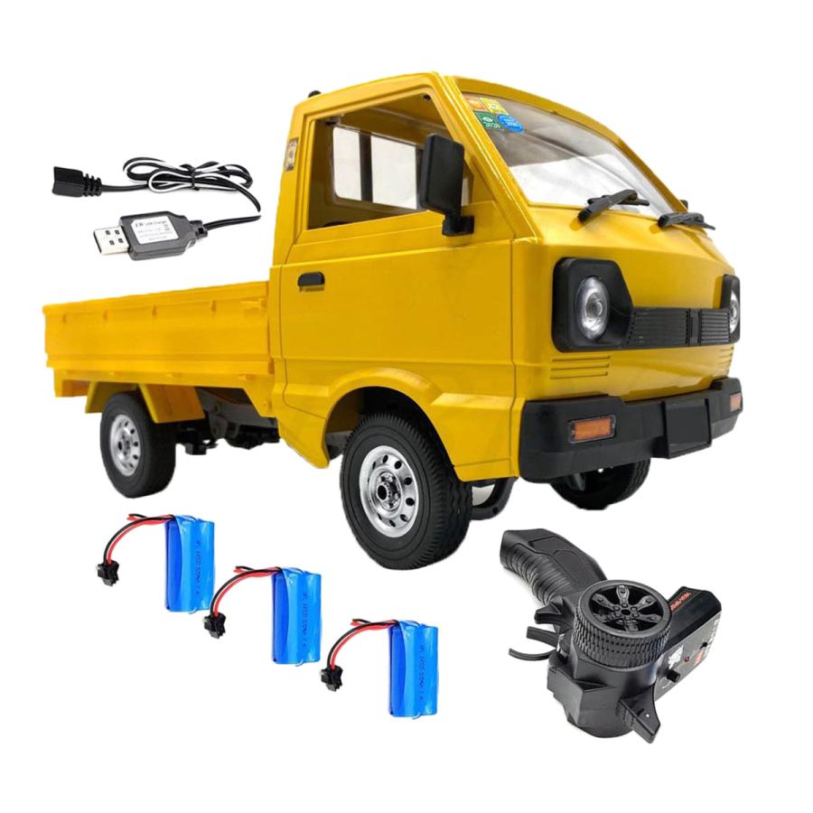 1/10スケール WPL D12 RCトラック カーモデル シミュレーション RCおもちゃ 全2カラー黄色｜stk-shop