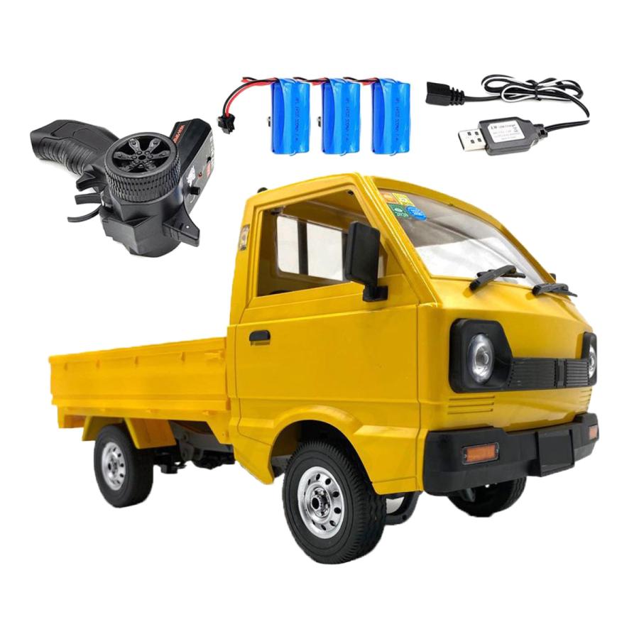 1/10スケール WPL D12 RCトラック カーモデル シミュレーション RCおもちゃ 全2カラー黄色｜stk-shop｜13