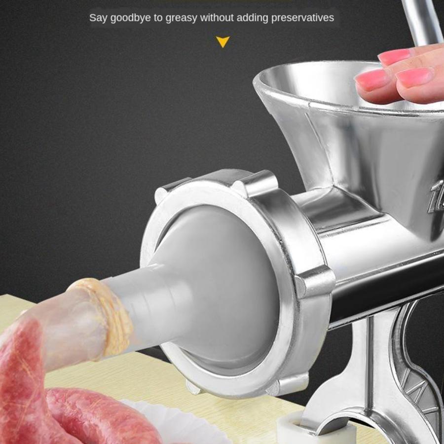 ステンレス鋼手動肉グラインダー表操作.家庭用ミンチ.ソーセージ