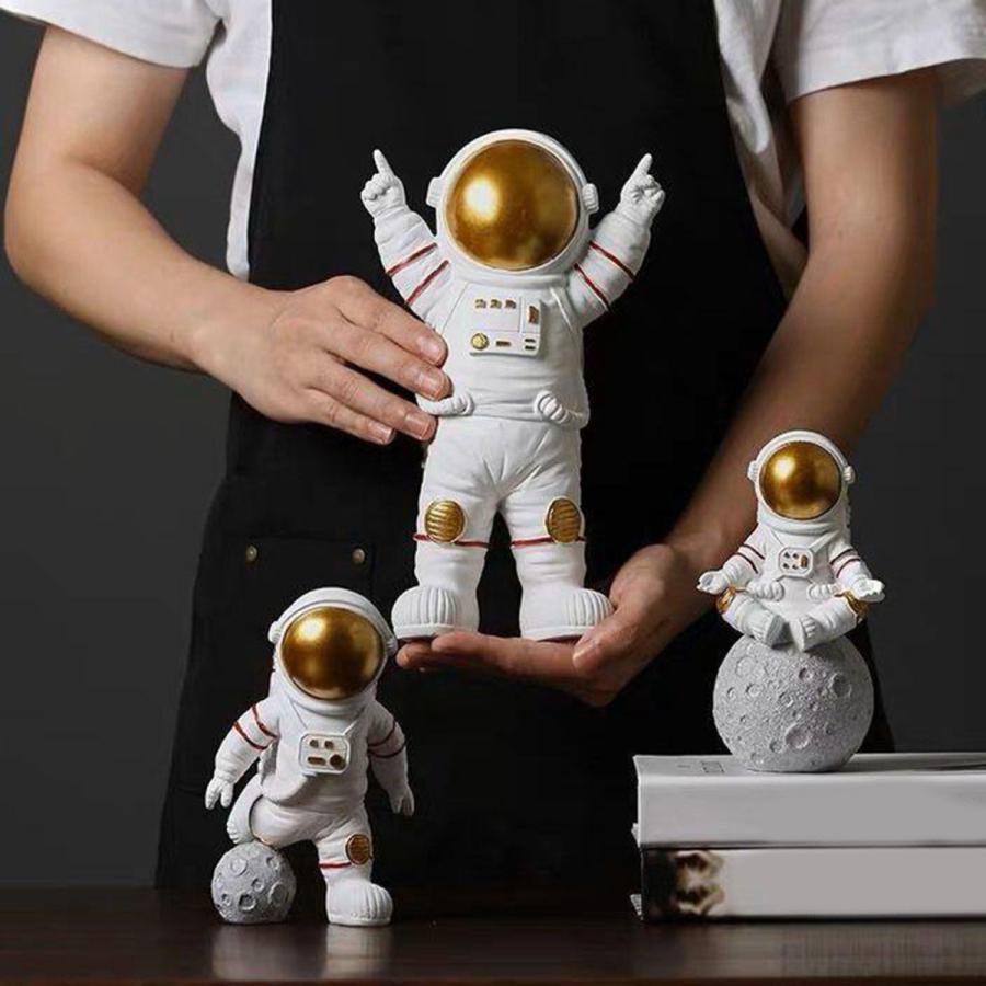 宇宙飛行士像置物キッズボーイズルーム寝室のインテリア宇宙飛行士