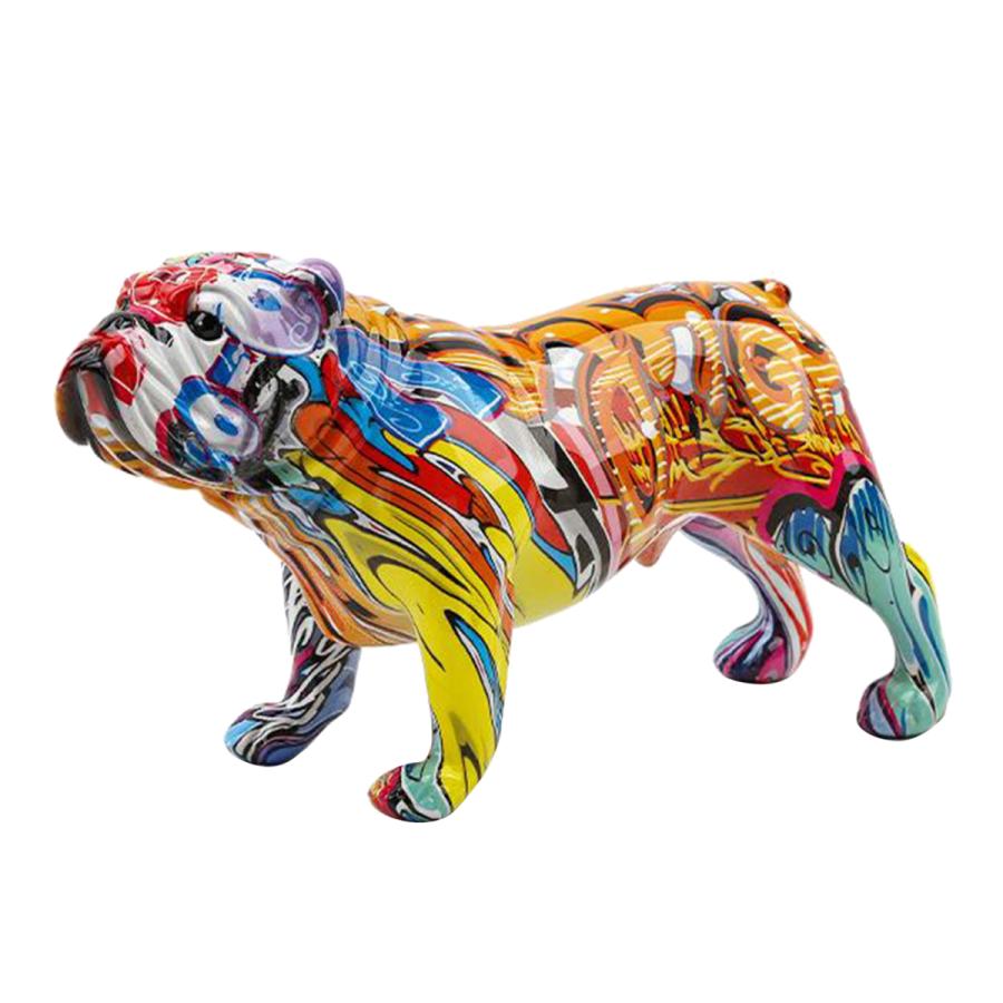 ストリートグラフィティ 馬の頭部オブジェ カラフル