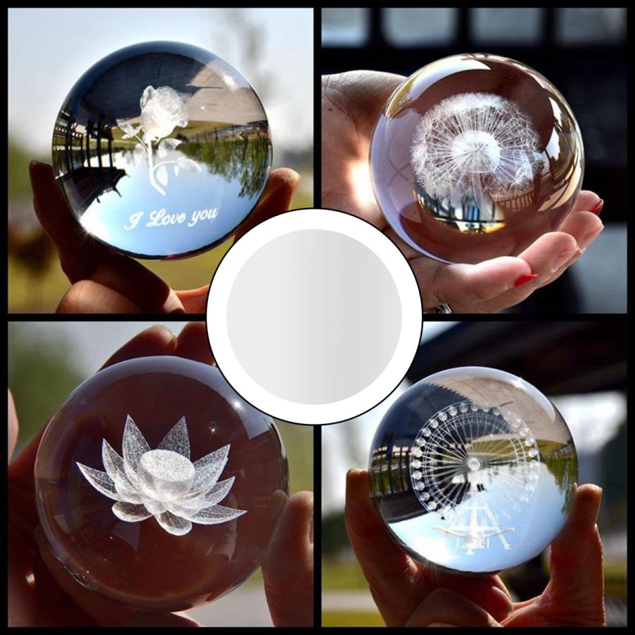 写真クリスタルボール球.K9クリスタルボール30/40/50ミリメートル.装飾