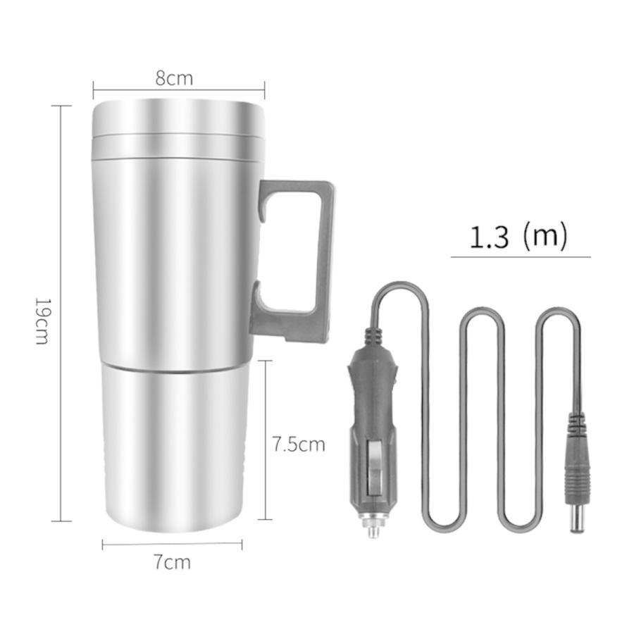ステンレス鋼車電気ケトル加熱カップ300ml 店内全品対象