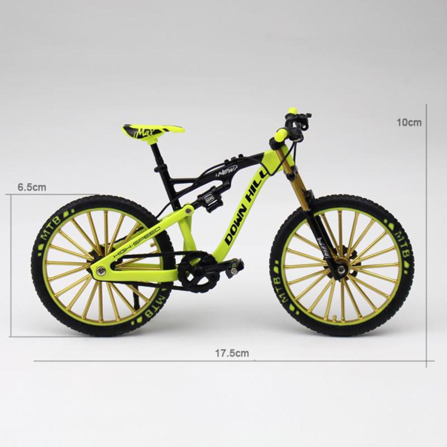 1/10ミニチュア指マウンテンバイクおもちゃ指自転車ミニチュア
