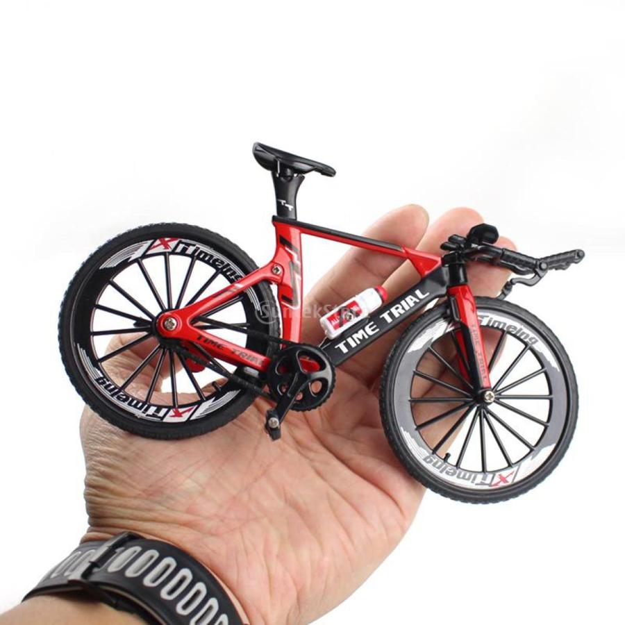 ミニチュアバイクモデル 1:10自転車モデル マウンテンバイク 模型