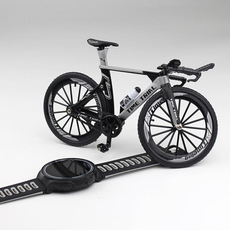 ミニチュアバイクモデル 1:10自転車モデル マウンテンバイク