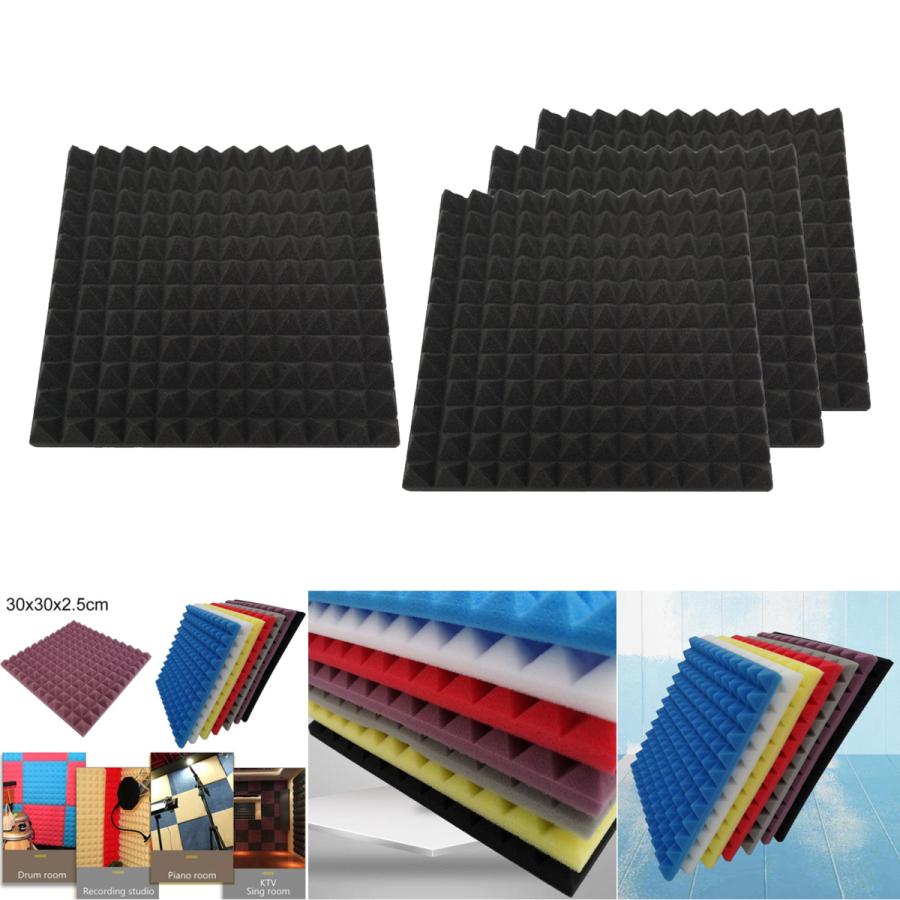 吸音材 吸音パネル 4枚セット 防音シート 防音 消音 壁 DIY 遮音対策