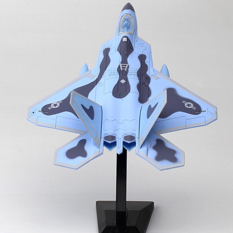 1:100米国F-22ラプター航空機モデルw/スタンド音と音楽収集品