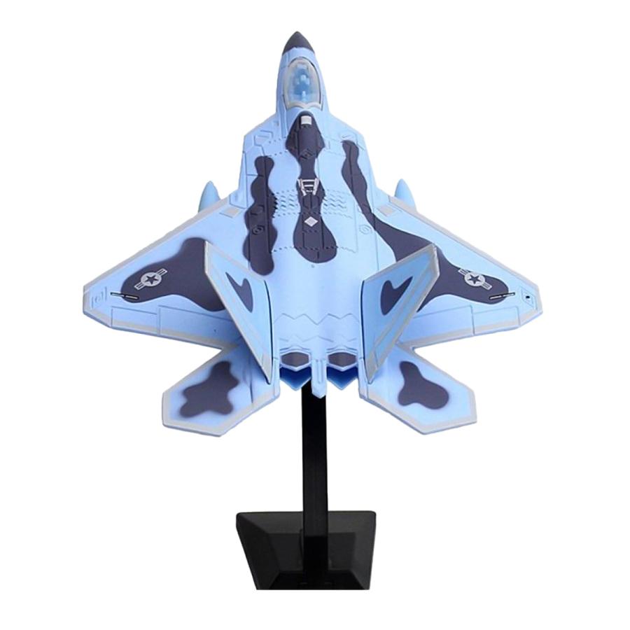 1:100米国F-22ラプター航空機モデルw/スタンド音と音楽収集品