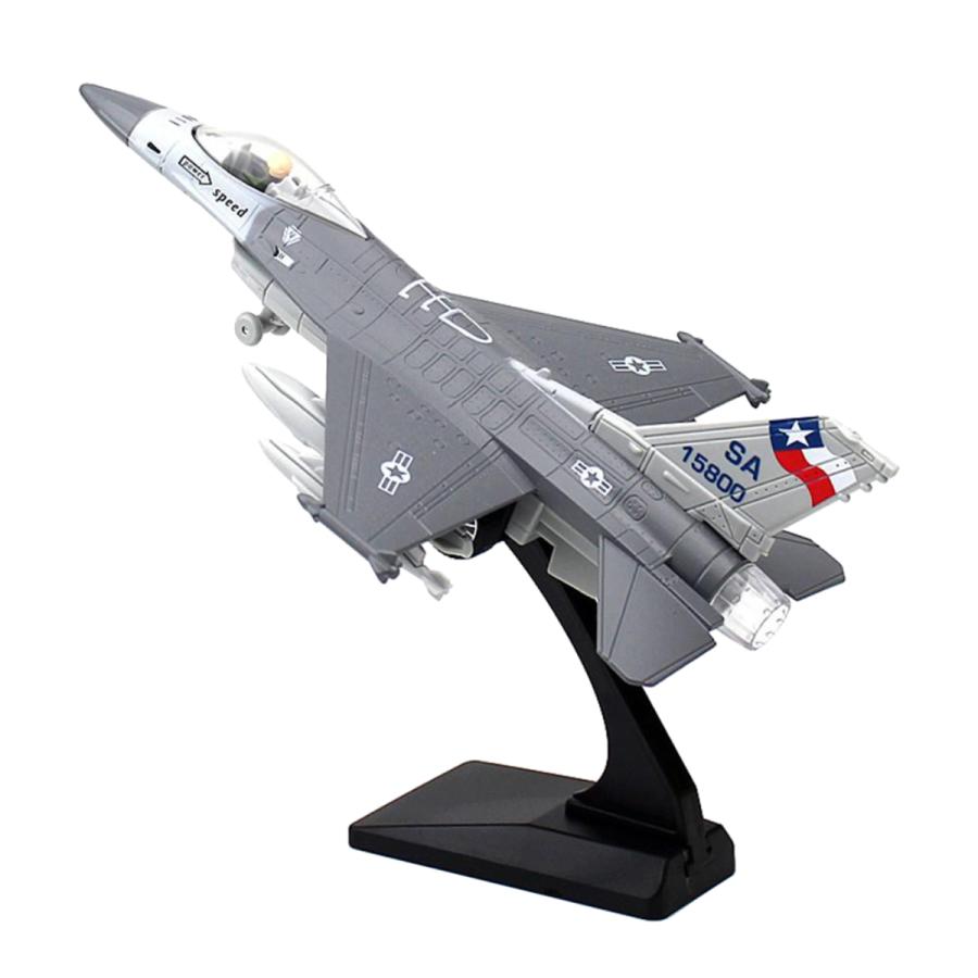 1/100スケールF-16飛行機飛行機模型ダイキャスト合金飛行機航空機