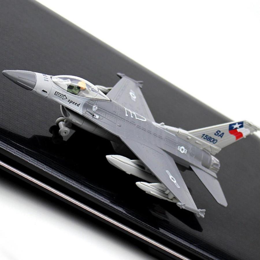 1/100スケールF-16飛行機飛行機模型ダイキャスト合金飛行機航空機