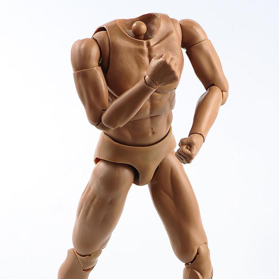 1:6スケール男性裸体ポーズ可能28関節可動12 